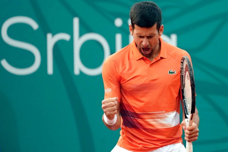 Novak Djokovic tiến vào bán kết Serbia Open 2022 - 1