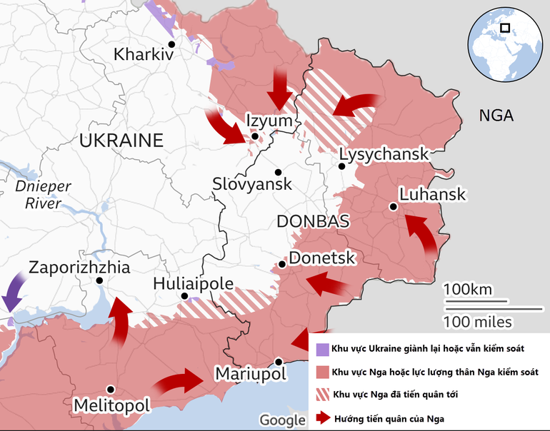 Nga kiểm soát thêm nhiều thị trấn, chảo lửa Đông Ukraine tăng nhiệt - 2