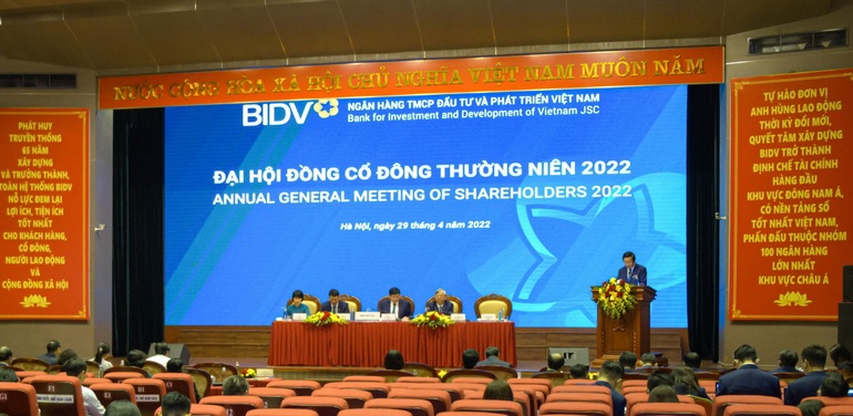 BIDV tổ chức Đại hội đồng cổ đông thường niên năm 2022 - 2 BIDV tổ chức Đại hội đồng cổ đông thường niên năm 2022 - 2