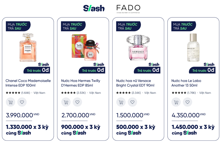 FADO và Slash mang đến giải pháp mua sắm trả sau cho người dùng