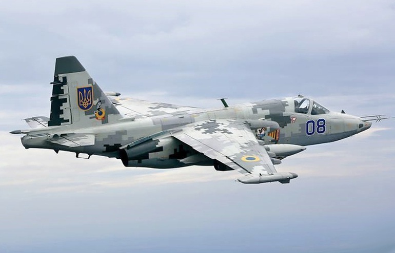 Nga tuyên bố bắn rơi tiêm kích Su-25 của Ukraine trong không chiến - 1 Nga tuyên bố bắn rơi tiêm kích Su-25 của Ukraine trong không chiến - 1