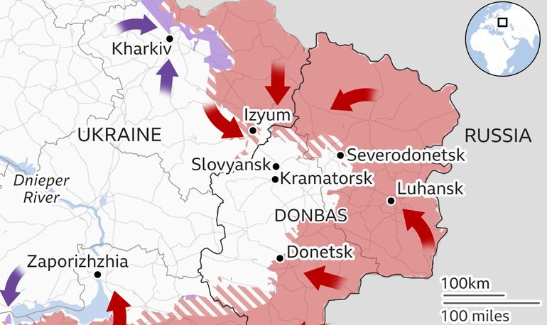 Chiến sự căng như dây đàn, Ukraine nói Nga đã kiểm soát 80% Donbass - 2