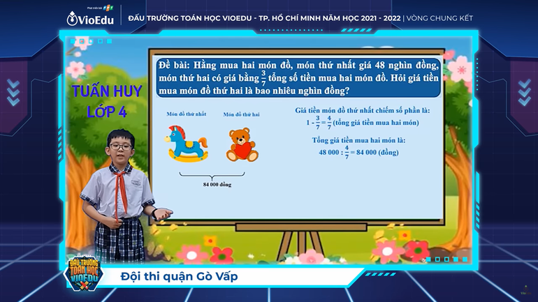 Bất ngờ với tài năng của thí sinh Đấu trường toán học TPHCM - 1