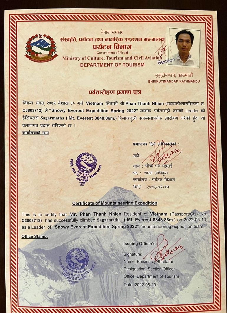 Hành trình kỷ lục của người đàn ông Việt hai lần chinh phục Everest - 5