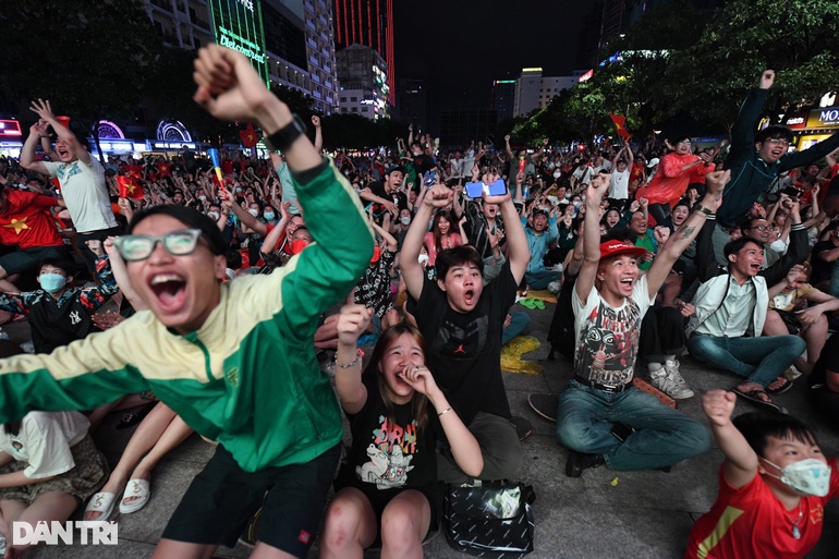 Fans dyed red every way to celebrate Vietnam's championship - 23