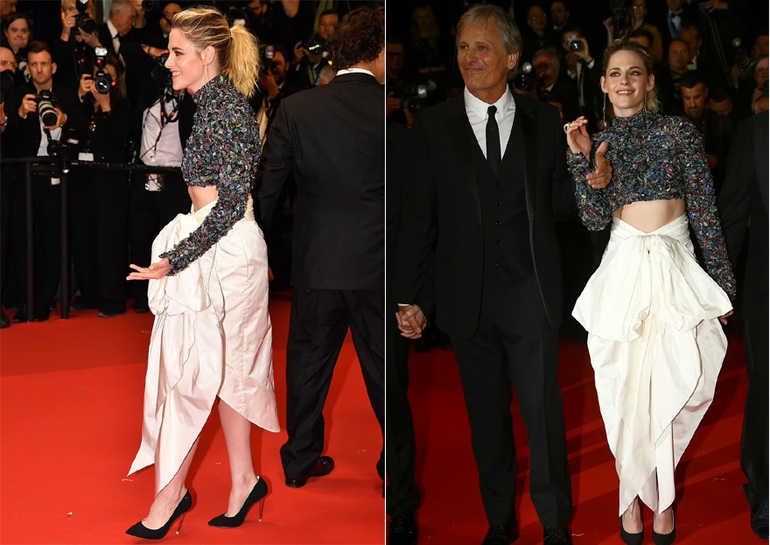Kristen Stewart mặc áo không nội y dự Liên hoan phim Cannes - 3