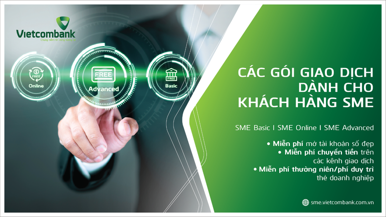 Vietcombank tặng tài khoản số đẹp, miễn phí giao dịch cho doanh nghiệp nhỏ và vừa - 1