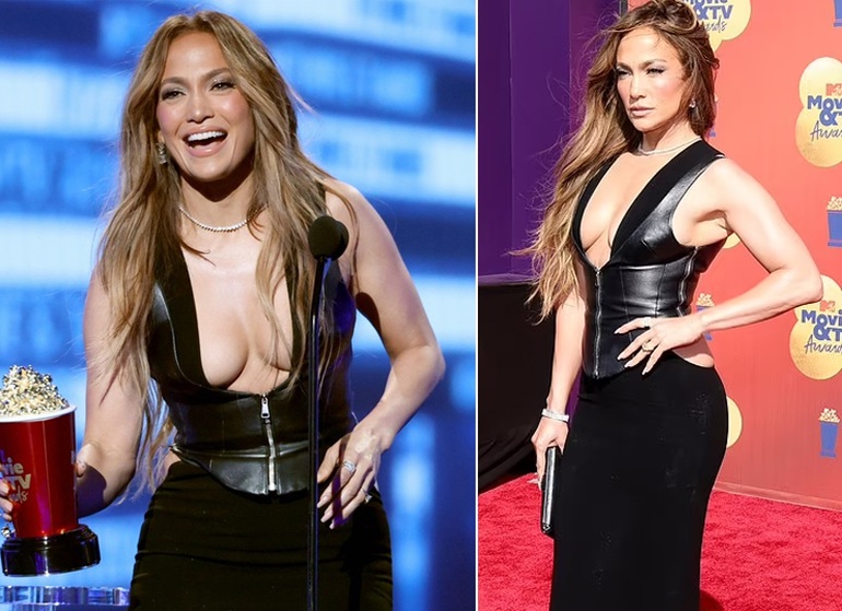 Mặc gợi cảm, Jennifer Lopez nhắn nhủ ngọt ngào tới Ben Affleck