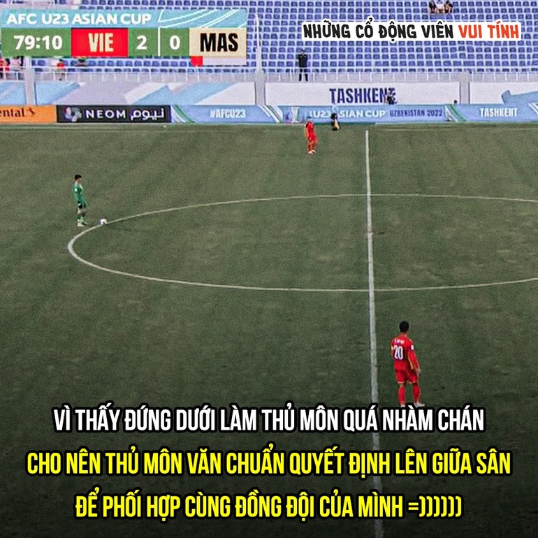 U23 Việt Nam vừa bổ sung thêm một tiền vệ chất lượng: Quan Văn Chuẩn (Ảnh: Những cổ động viên vui tính).