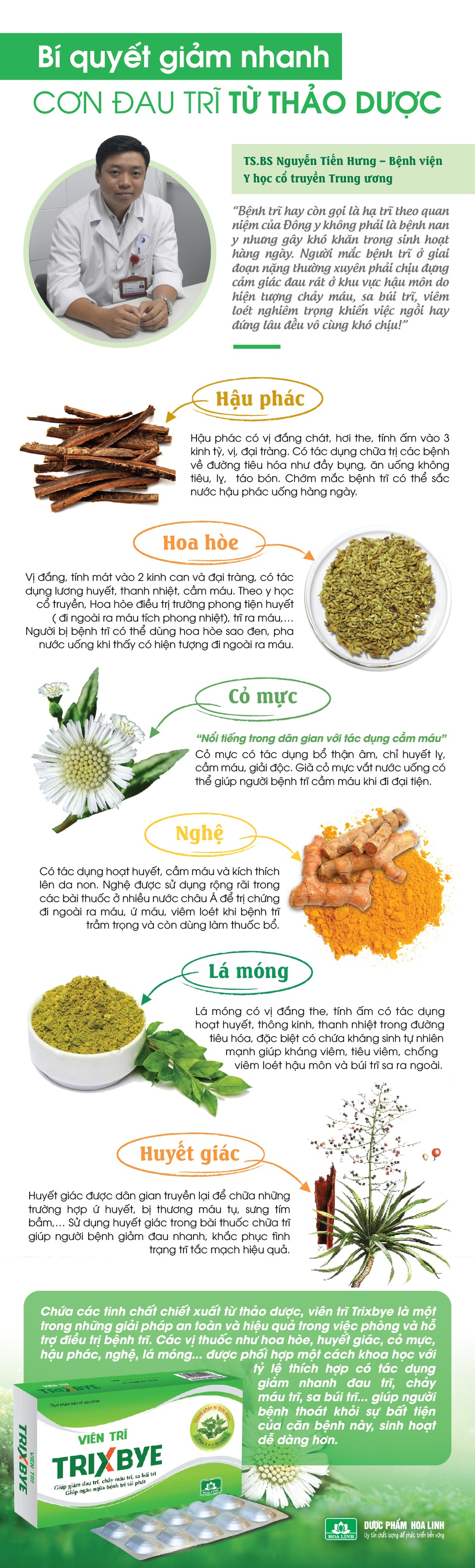 Bí quyết giảm cơn đau trĩ từ thảo dược - 1