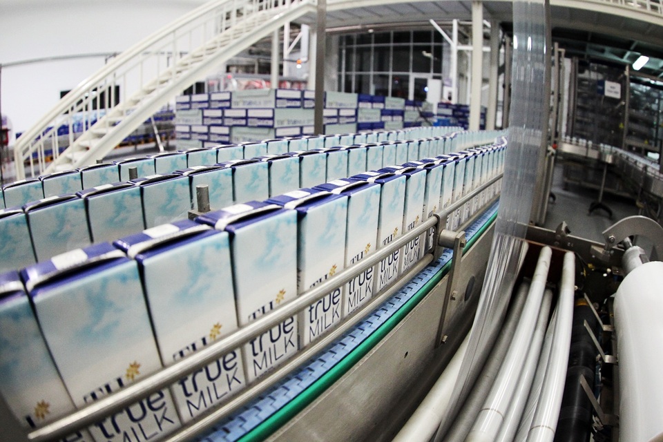 Dây chuyền sản xuất sữa tươi sạch của TH true MILK