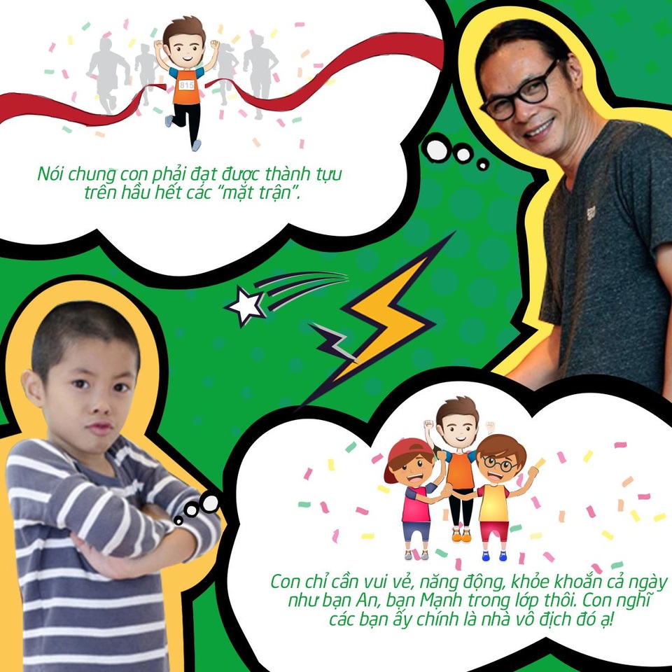 Sự khác biệt siêu dễ thương về “nhà vô địch” trong mắt cha mẹ và con - 2 Sự khác biệt siêu dễ thương về “nhà vô địch” trong mắt cha mẹ và con - 2
