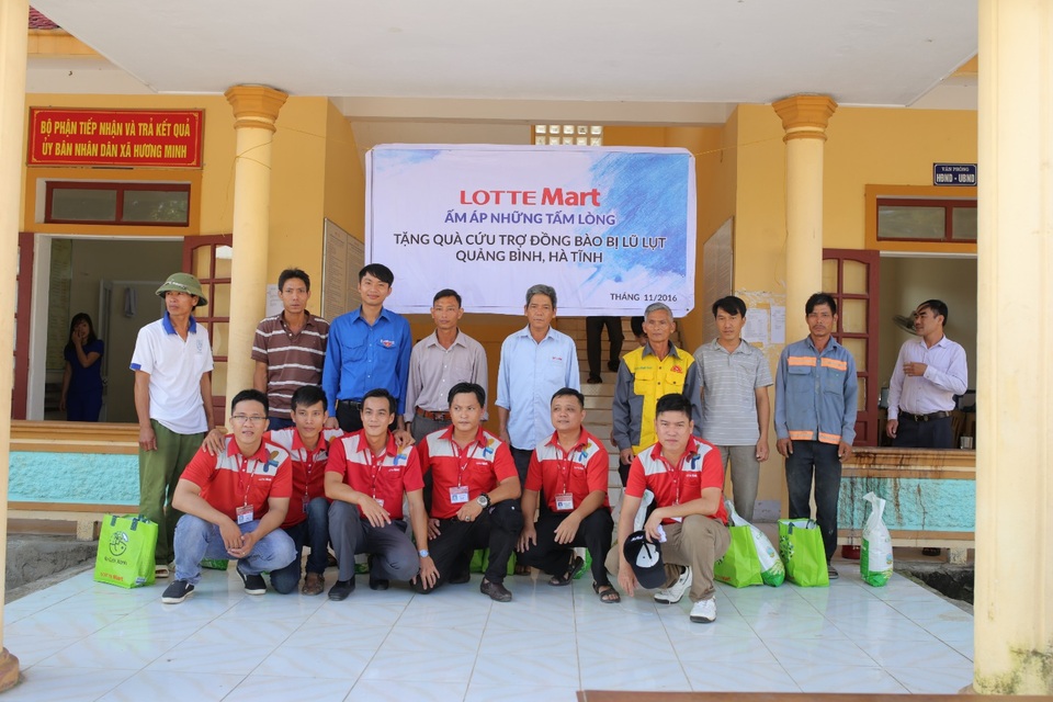 600 phần quà cứu trợ được gửi đến đồng bào 2 tỉnh Hà Tĩnh, Quảng Bình - 3 Chương trình có sự phối hợp và tham gia tích cực của chính quyền địa phương
