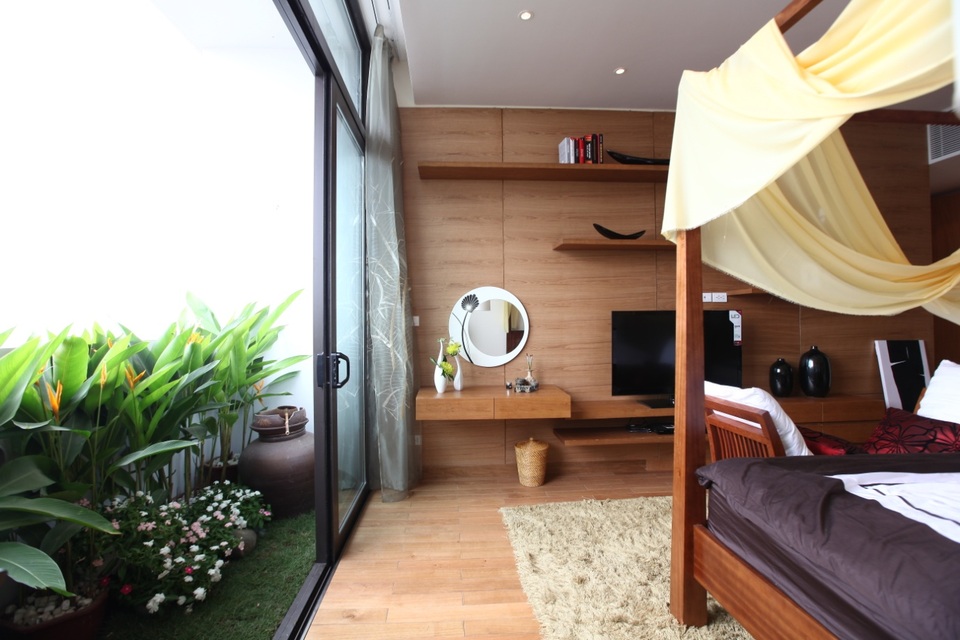 Dolphin Plaza – Truyền cảm hứng nghệ thuật vào kiến trúc - 4 Cư dân Dolphin Plaza yêu không gian riêng tư nhưng hoà quyện cùng thiên nhiên nơi đây.