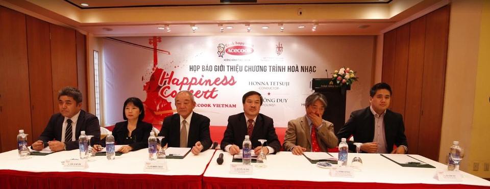 Hòa nhạc "Happiness Concert By Acecook Vietnam" - Lời chúc xuân rộn ràng - 1 Họp báo ra mắt chương trình