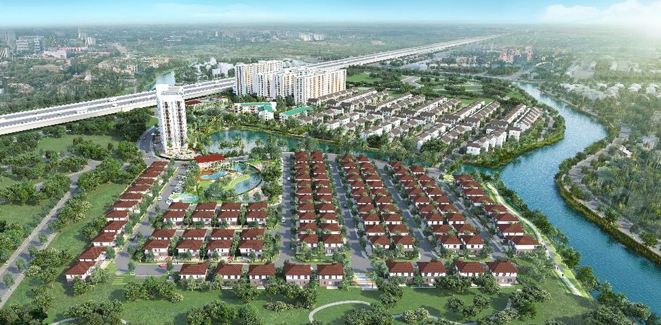 Mua biệt thự, phải chọn vị trí “vàng”! - 1 Toàn cảnh dự án Valora Kikyo với vị trí “vàng” tuyệt vời.