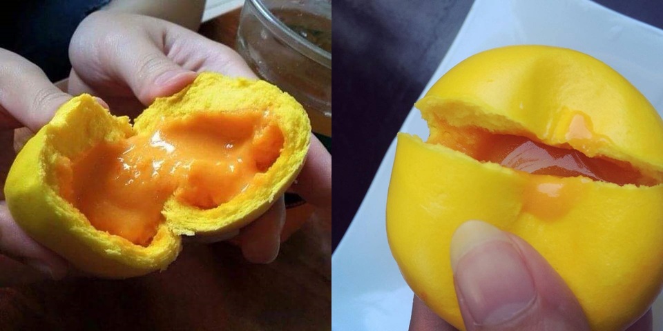 Lẩu dành cho dân FA: Món ngon đang chinh phục giới trẻ Hà Nội - 3 Bánh bao kim sa có vỏ vàng quyến rũ, với nhân trứng muối mềm mịn, hòa quyện ngon khó quên