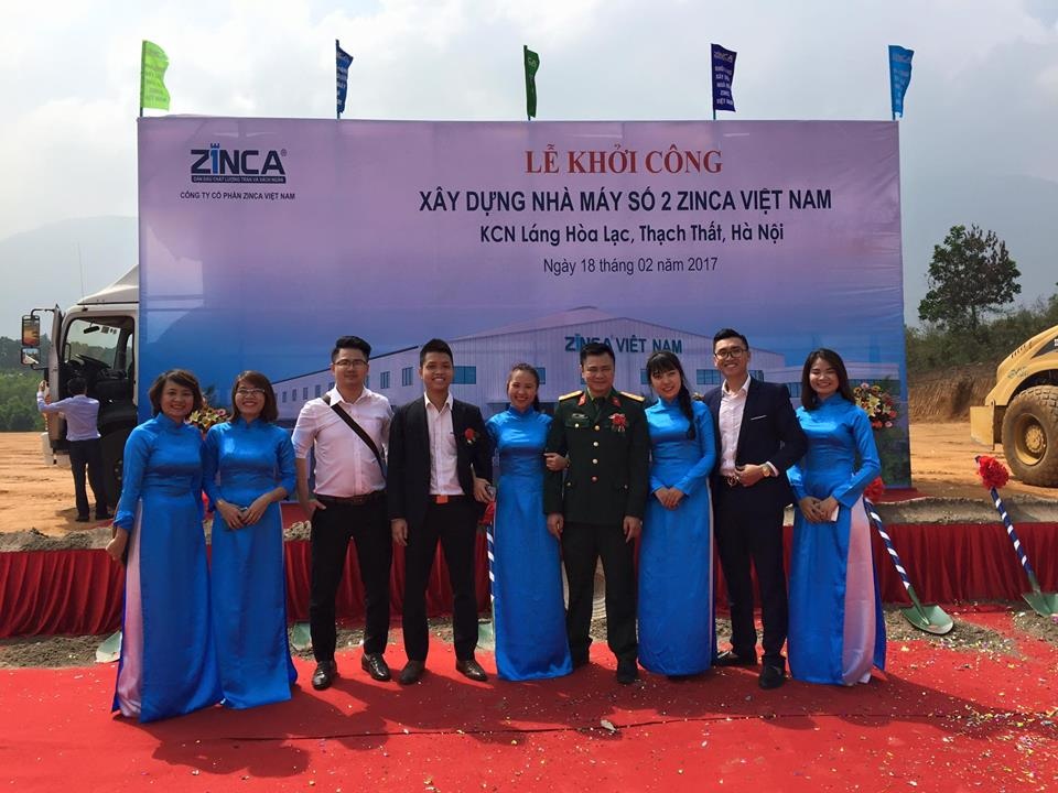 Zinca Việt Nam khởi công xây dựng nhà máy số 2 - 5 Zinca Việt Nam khởi công xây dựng nhà máy số 2 - 5