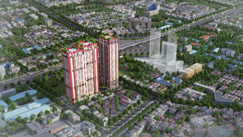 Hà Nội: Thị trường bất động sản phía Tây ngày một "trỗi dậy" - 1 Hanoi Paragon có “tọa độ kim cương” tại quận Cầu Giấy.