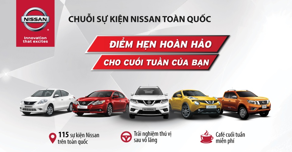 Nissan tổ chức chuỗi sự kiện lái thử xe trong tháng 3/2017 - 1 Nissan tổ chức chuỗi sự kiện lái thử xe trong tháng 3/2017 - 1