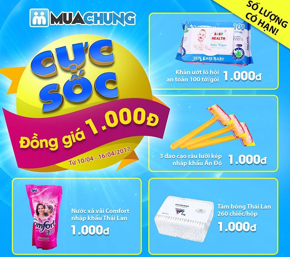 Bạn có tin không: Mua hàng chỉ với 1.000Đ tại cửa hàng Muachung Hà Đông - 1