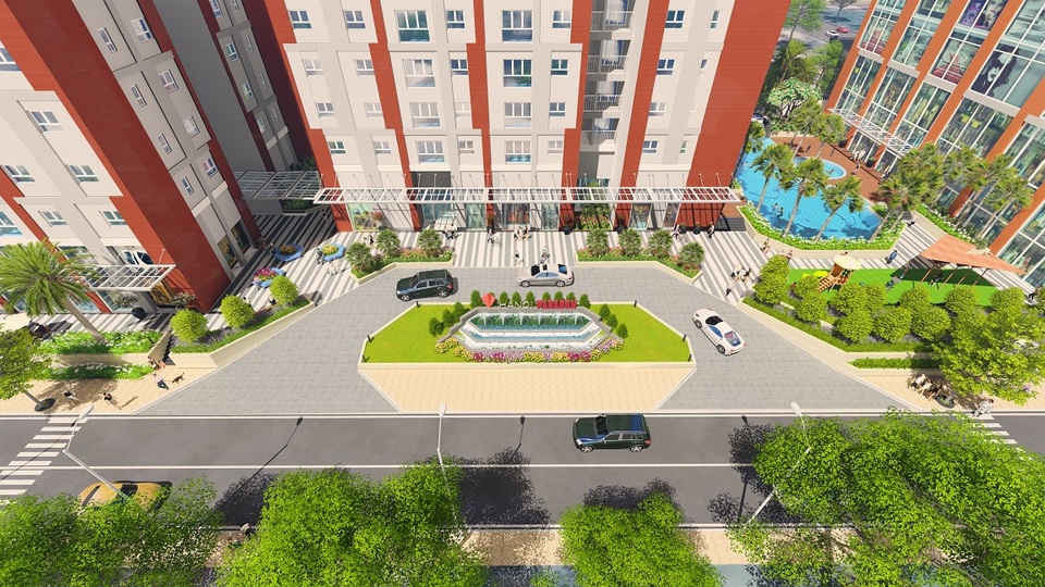 Dự án "khủng" phía Tây Hà Nội – Hanoi Paragon chính thức cất nóc - 2 Tại Hanoi Paragon, 65% diện tích được dành cho không gian xanh