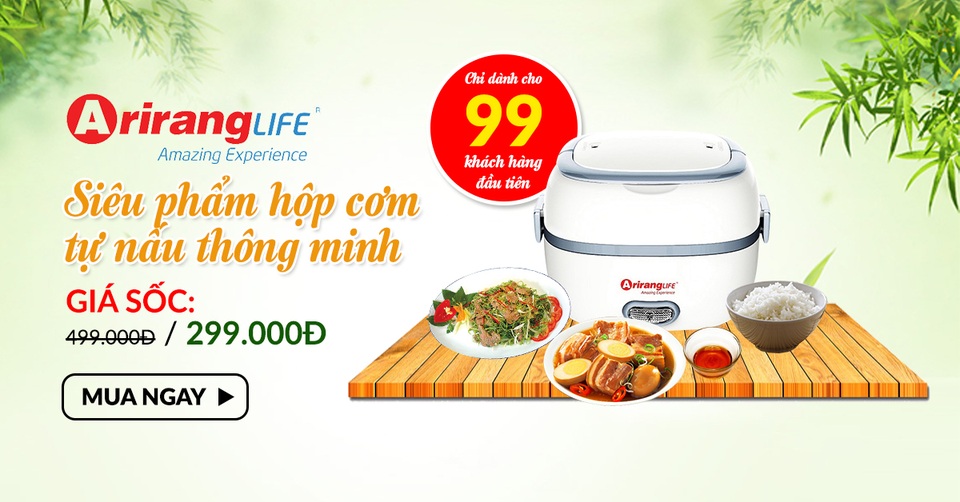 Cơm trưa văn phòng thực sự an toàn với Hộp cơm tự nấu thông minh chỉ 299.000Đ - 2 Cơm trưa văn phòng thực sự an toàn với Hộp cơm tự nấu thông minh chỉ 299.000Đ - 2