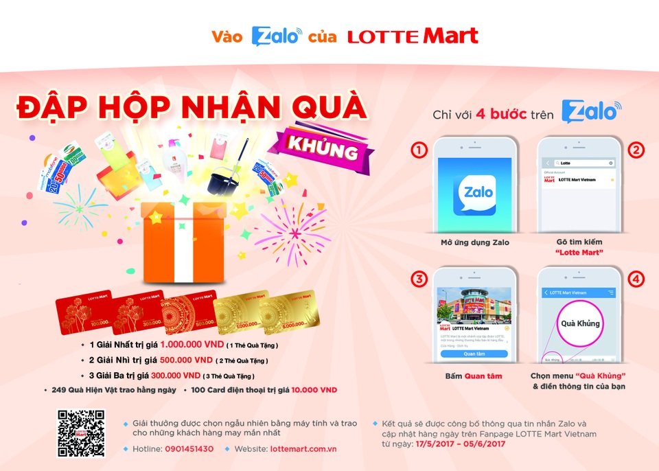 Cùng Lotte Mart "Dzô" Zalo đập hộp nhận quà - 1