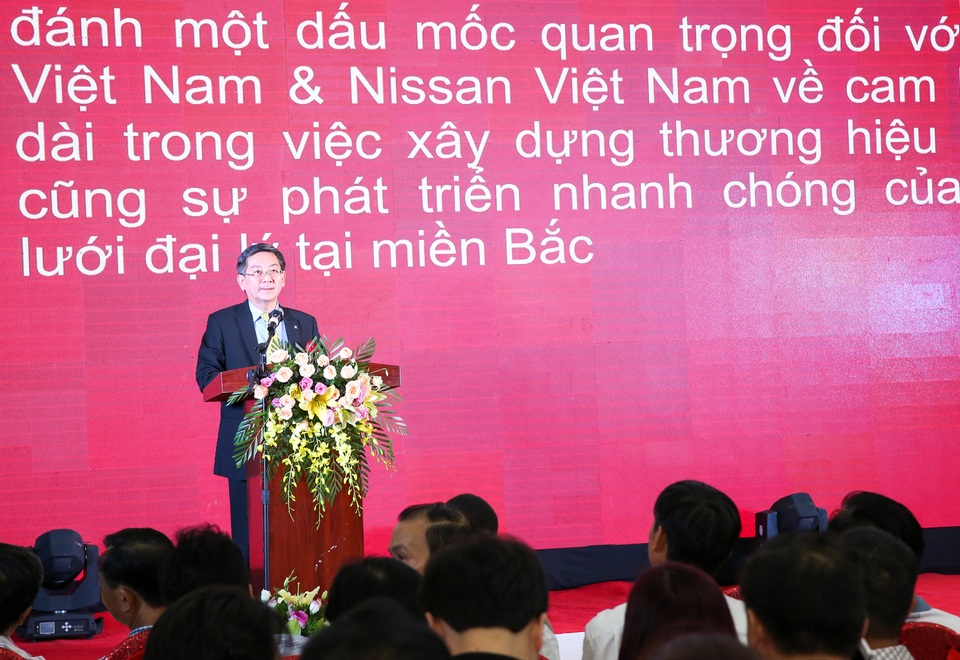 Nissan Việt Nam khai trương Đại lý 3S tại Lào Cai - 1
Ông Khoo Cheng Pah - Tổng Giám đốc, Nissan Việt Nam - phát biểu tại Lễ Khai trương đại lý 3S Nissan Lào Cai vào ngày 25/06/2017