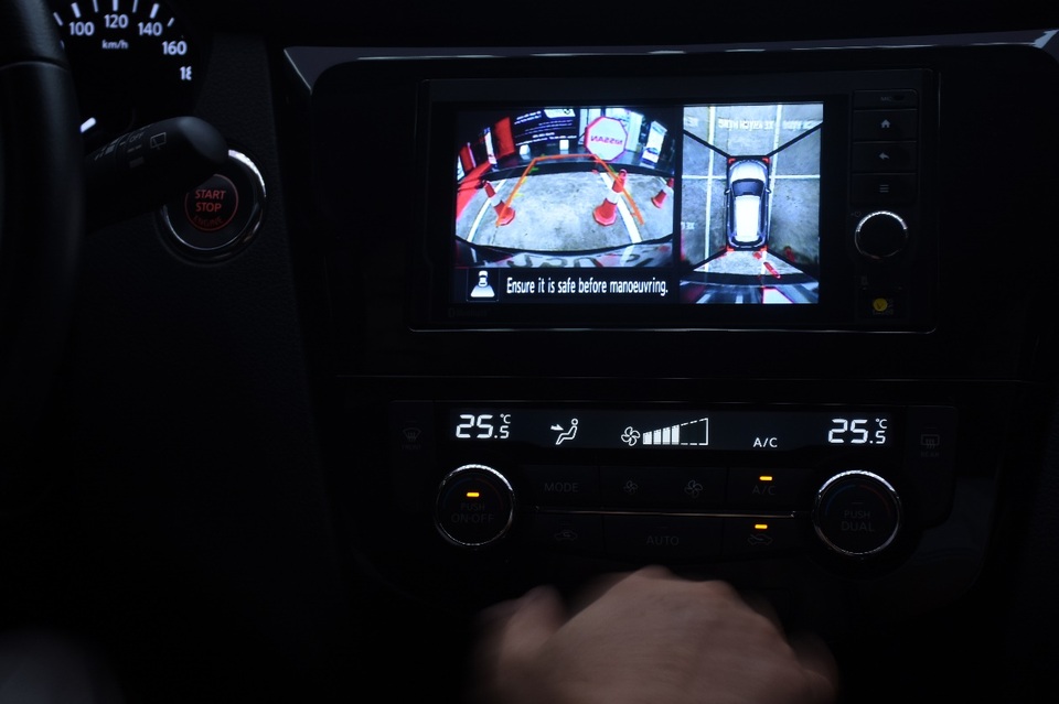 Màn hình hiển thị của tính năng camera 360 độ