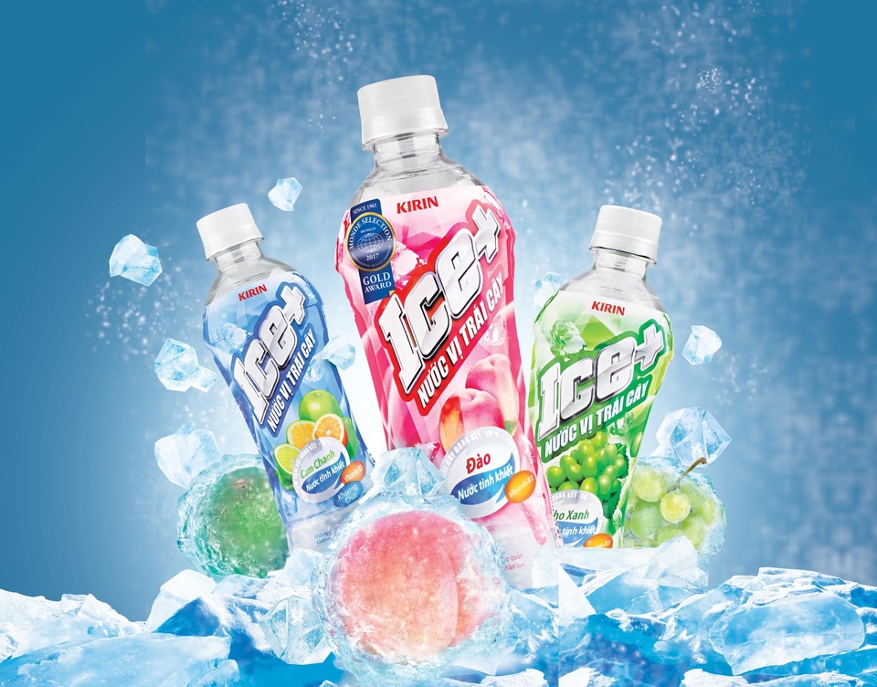 Kirin và hành trình gần một thập kỉ chinh phục người tiêu dùng Việt - 1
Dòng sản phẩm nước vị trái cây Ice+ của Kirin được giới trẻ yêu thích bởi hương vị thơm ngon từ trái cây tươi đông kết âm 18 độ C