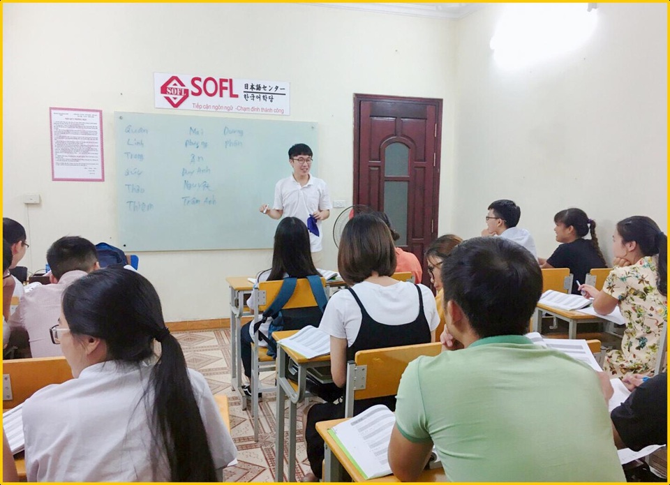 Lối tắt bí mật cho thành công tương lai từ học tiếng Hàn - 3 Tại SOFL, học viên sẽ được học tiếng Hàn cùng giáo viên bản ngữ.