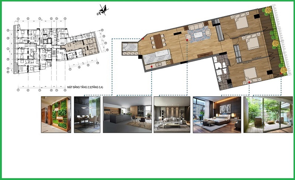 Đón cơ hội mua căn hộ ở vị trí đẹp bậc nhất Thủ đô - 6 Mặt bằng căn hộ với thiết kế thông minh
