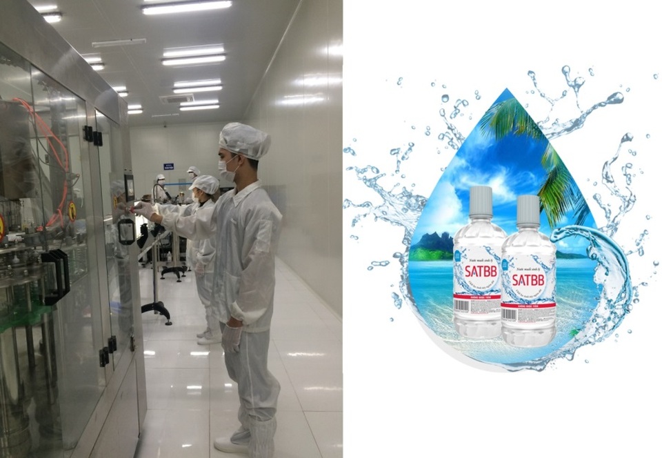 Nước muối sinh lý SATBB Công ty Cổ phần Quốc tế Đại Lợi