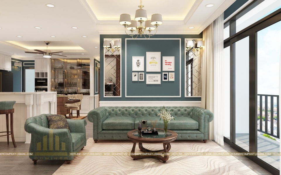Biến tấu nội thất Tân cổ điển với Dominer - 3 Biến tấu nội thất Tân cổ điển với Dominer - 3