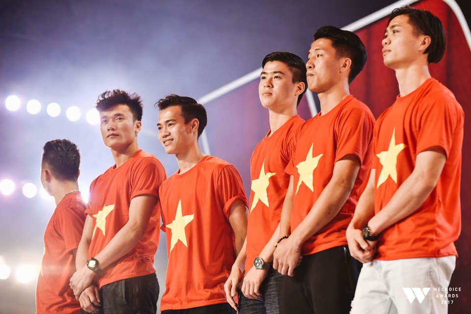 Gala WeChoice Awards 2017 và những niềm cảm hứng được tôn vinh! - 4 Niềm cảm hứng thứ 5+1 mang tên U23 Việt Nam