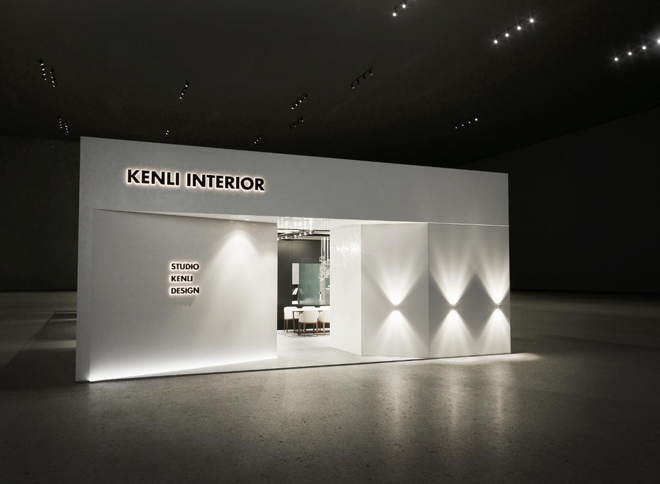 Hình ảnh gian hàng Kenli rộng tới 189m2 tại hội chợ Vietbuild 2018