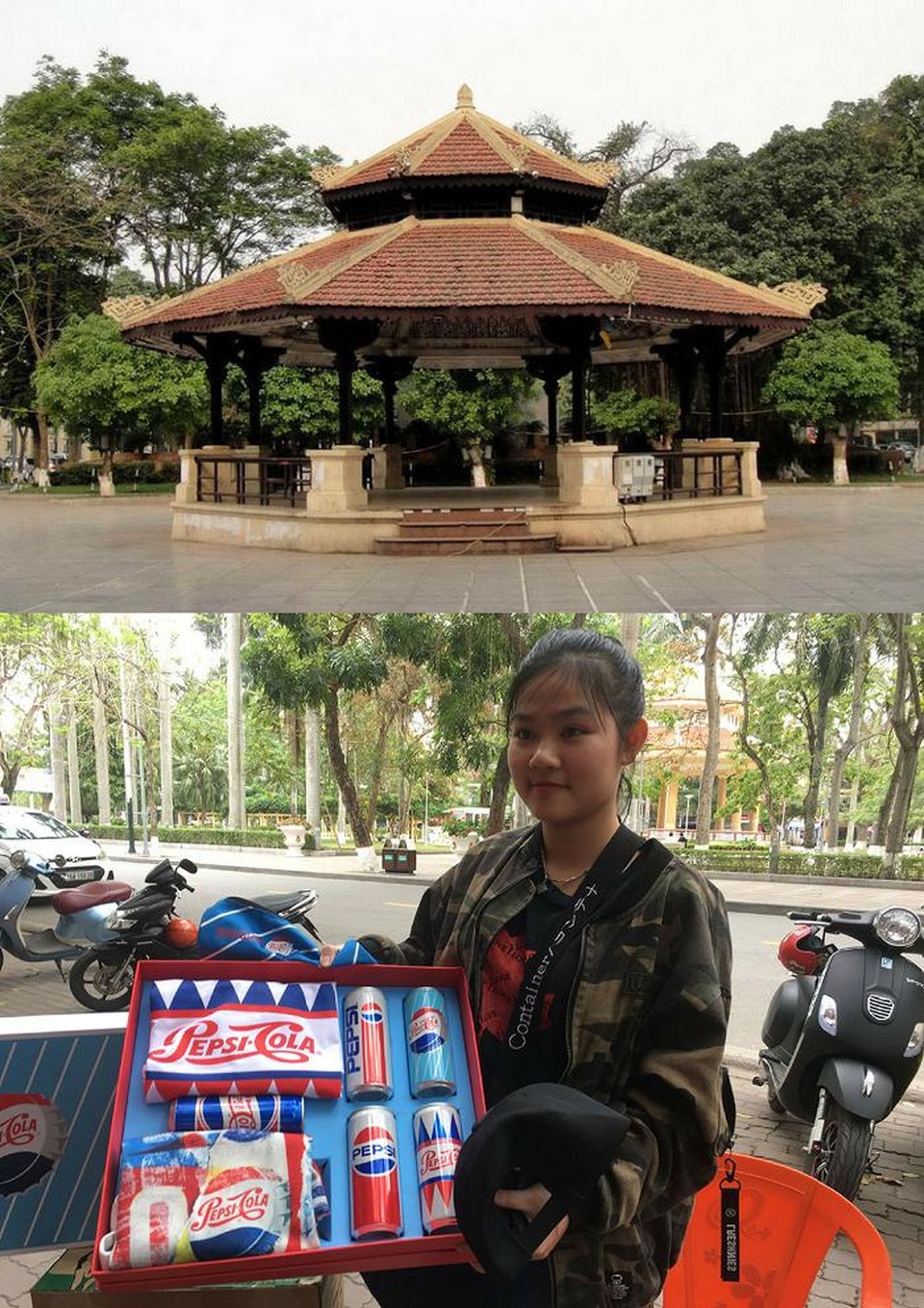 Chào Hải Phòng với những quà tặng cực đã, cực Pepsi! - 2 1 trong 10 công trình kiến trúc bát giác nổi tiếng nhất Việt Nam và bạn Vân cùng phần quà đến từ Pepsi