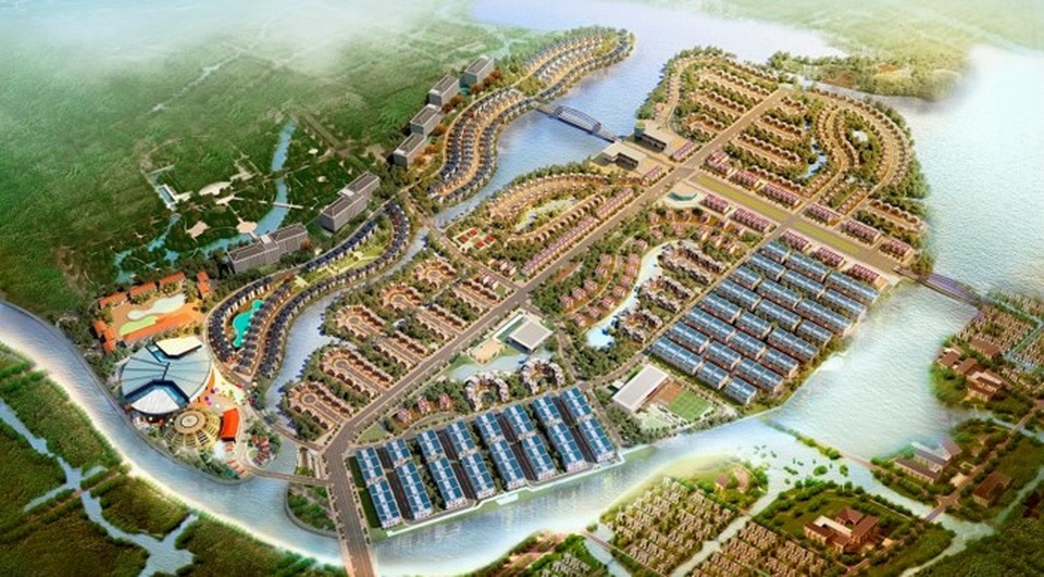 Eco Charm Premier Island "đánh thức" giá trị bất động sản Tây Bắc, Đà Nẵng - 2 ( Dự án Eco Charm Premier Island nằm ở cửa sông Cu Đê nối liền vịnh Đà Nẵng)