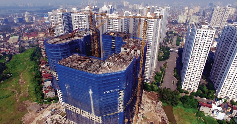 Sunshine Garden nằm liền kề Times City, tiệm cận đường vành đai 2 - vị trí “vàng” ở khu vực Đông Nam Hà Nội.