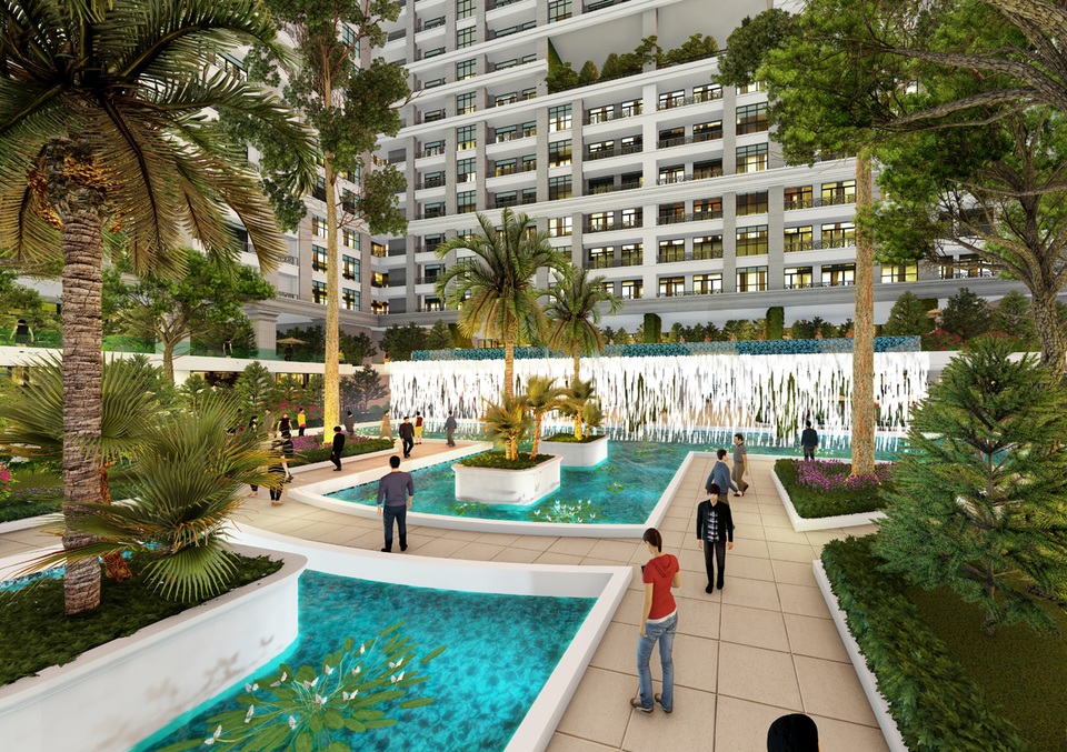 Không gian sống an lành, tươi mát tại dự án Sunshine Garden