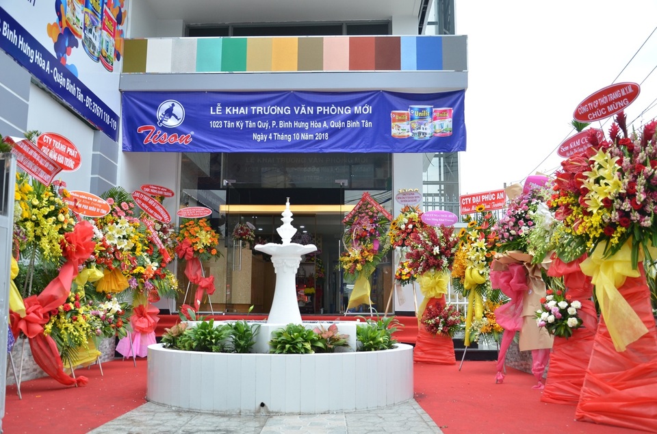 Khai trương văn phòng mới Sơn Tison niềm tin của mọi công trình - 2 Khai trương văn phòng mới Sơn Tison niềm tin của mọi công trình - 2