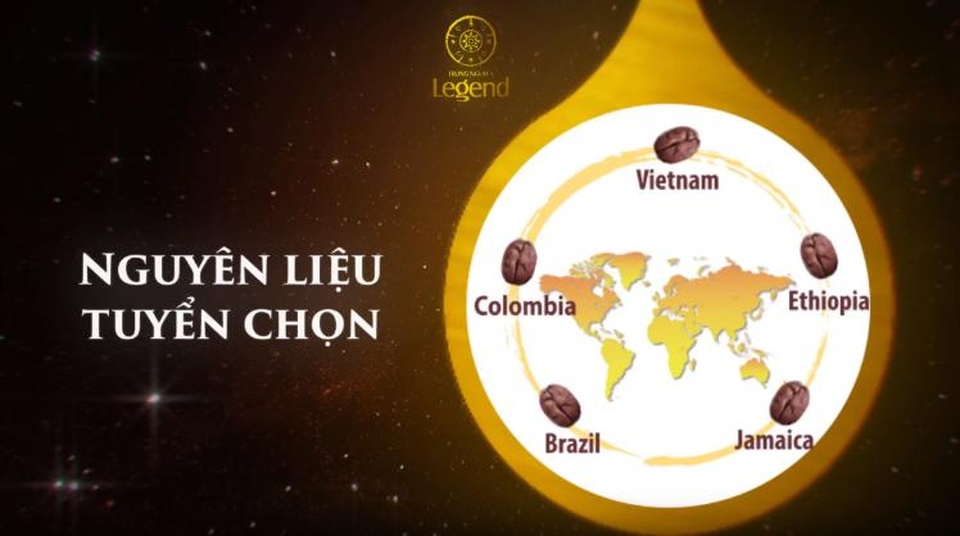 Trong từng tuyệt phẩm cà phê năng lượng Trung Nguyên Legend là sự tổng hòa năng lượng đặc biệt, khác biệt từ những nguồn nguyên liệu hàng đầu