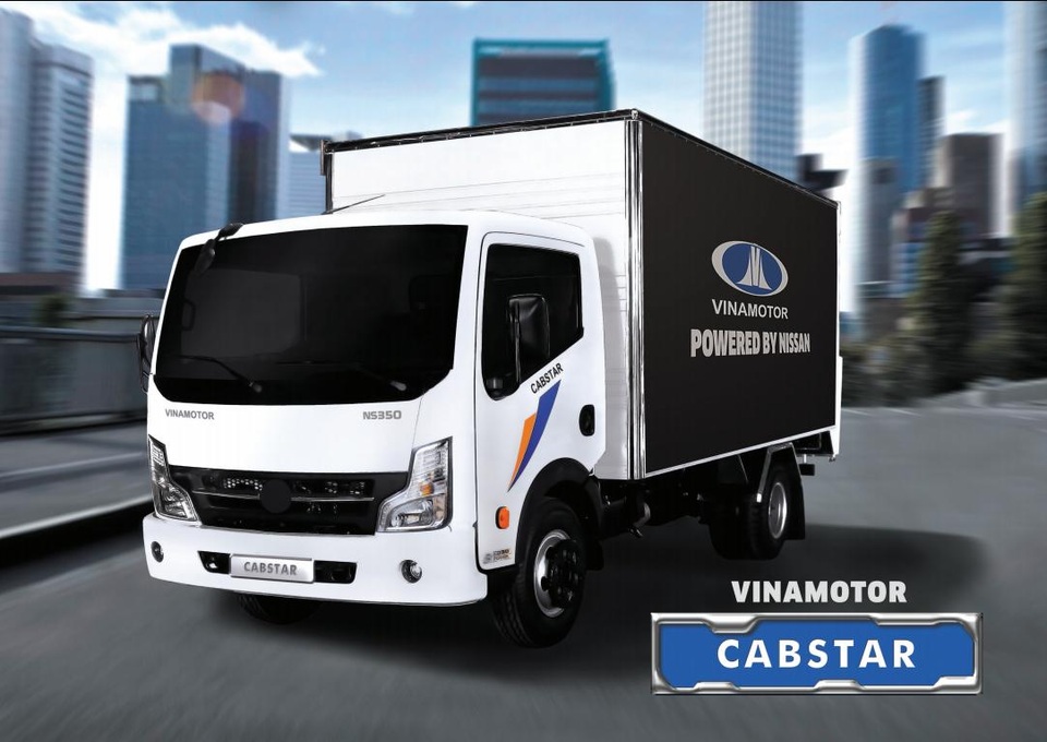 Thị trường xe tải nhẹ Việt Nam “sôi động” trong nửa cuối năm 2018 - 2 Xe tải nhẹ Vinamotor Cabstar với động cơ Nissan Euro 4