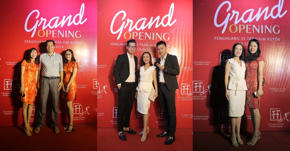20/10 - FENGHUANG khai trương nhà hàng buffet Dimsum & Lẩu thứ 3 tại Hà Nội - 3 Khách hàng tới chúc mừng khai trương Fenghuang 35 Trần Kim Xuyến