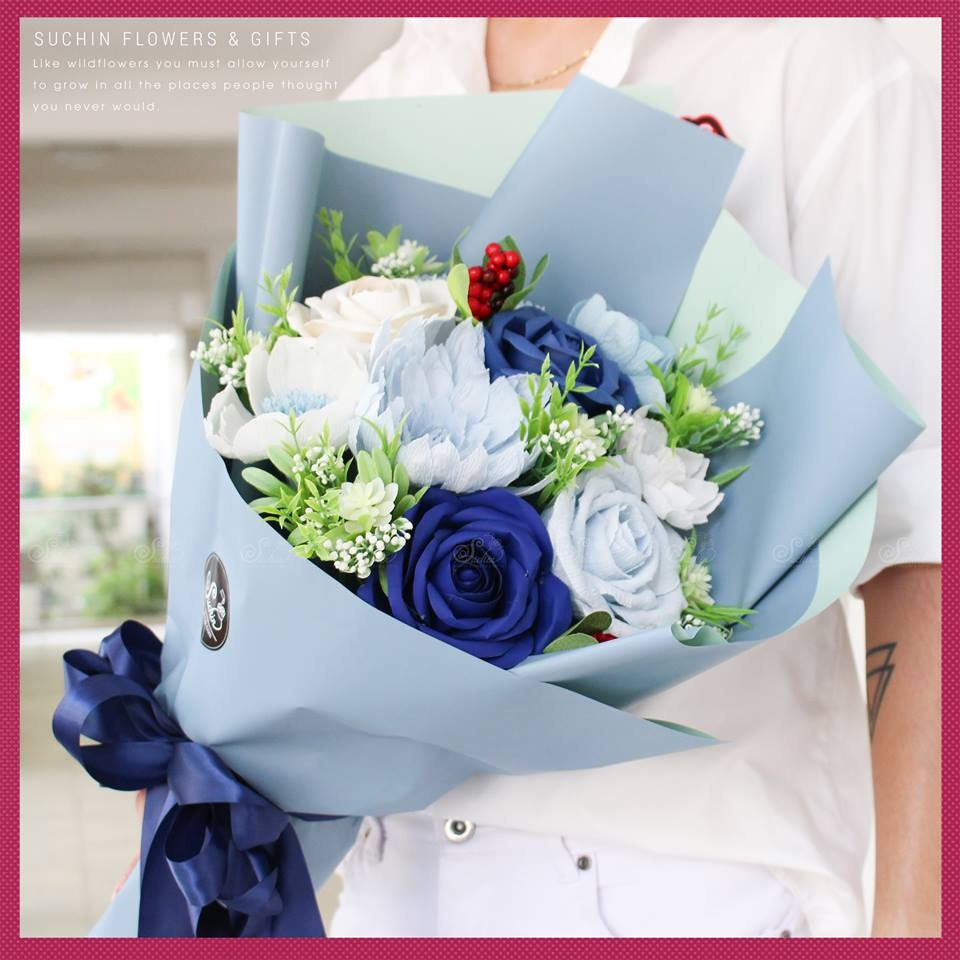 Hoa giấy Suchin: Thổi hồn vào những tờ giấy vô tri - 1 Hoa giấy Suchin là tặng phẩm lý tưởng.