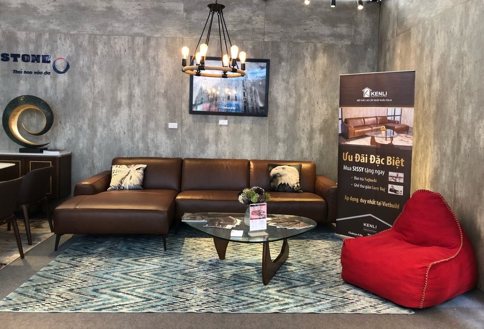Xu hướng nội thất 2018: Nội thất Italia đẳng cấp tạo điểm nhấn cho không gian sống sang trọng - 3 Hình ảnh gian hàng Kenli tại triển lãm Vietbuild Hà Nội lần 2 - 2018