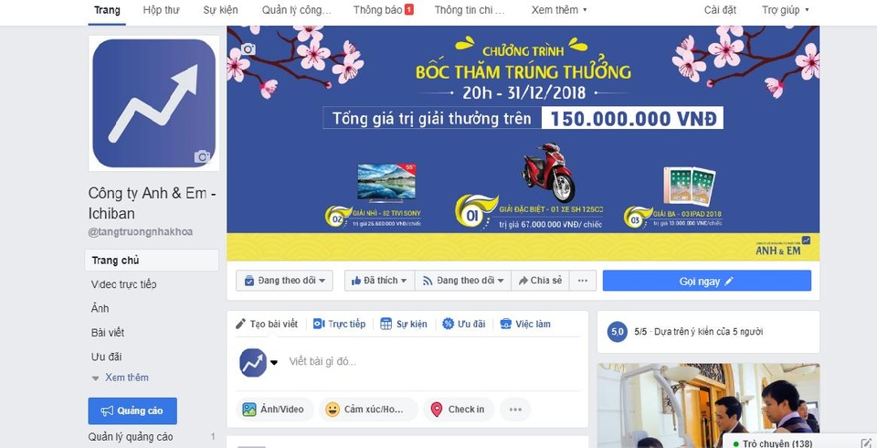 Cơ hội tuyệt vời dành cho các nha sĩ Việt Nam - 2 Tham gia Bốc thăm trúng thưởng cùng Công ty Anh&Em để nhận nhiều phần quà giá trị
