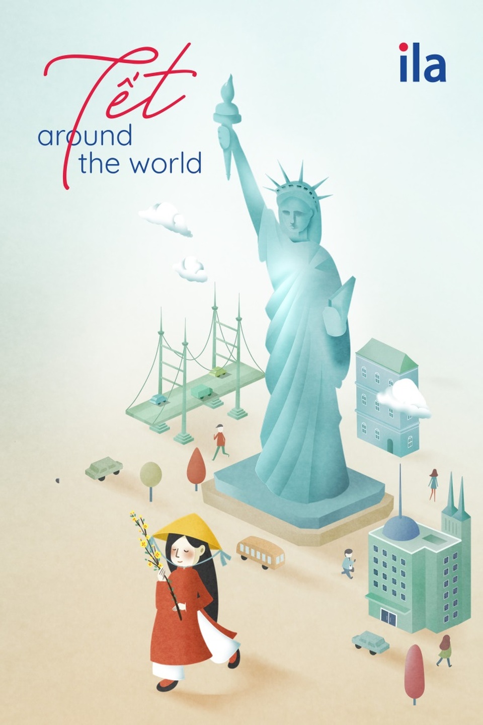 “Tết Around The World” - dự án nghệ thuật sáng tạo ngày Tết của ILA - Ảnh 3. “Tết Around The World” - dự án nghệ thuật sáng tạo ngày Tết của ILA - Ảnh 3.