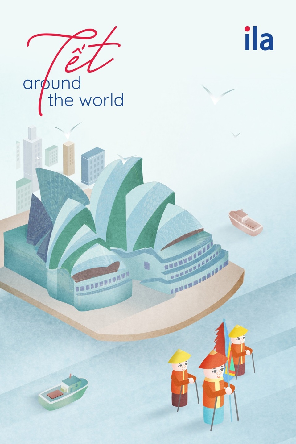 “Tết Around The World” - dự án nghệ thuật sáng tạo ngày Tết của ILA - Ảnh 4. “Tết Around The World” - dự án nghệ thuật sáng tạo ngày Tết của ILA - Ảnh 4.